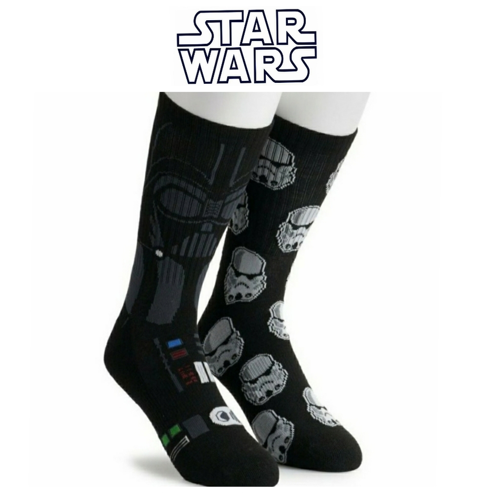 STAR WARS 2-Pack Crew Socks Men's